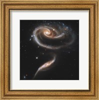 Framed Arp 273 Interacting Galaxies in Andromeda
