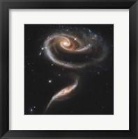 Framed Arp 273 Interacting Galaxies in Andromeda
