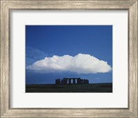 Framed Large Cloud over Stonehenge, Wiltshire, England