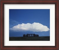 Framed Large Cloud over Stonehenge, Wiltshire, England