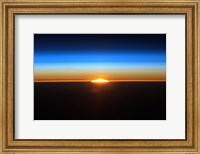 Framed Sunrise as Seen from the International Space Station