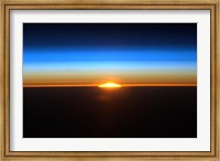 Framed Sunrise as Seen from the International Space Station