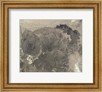 Framed Aurora-Bodie volcanic field in Nevada