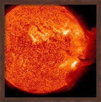 Framed M-2 solar Flare with Coronal Mass Ejection