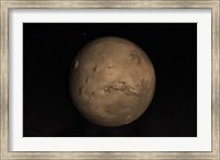 Framed Planet Mars