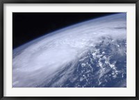 Framed View from Space of Hurricane Irene as it Passes over the Caribbean