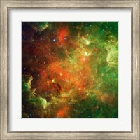 Framed Clusters of Young Stars in the North American Nebula