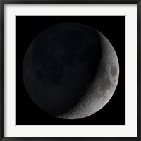 Framed Waxing Crescent Moon