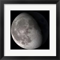 Framed Waning Gibbous Moon