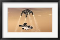 Framed Sky Crane Maneuver During the Descent of NASA's Curiosity Rover