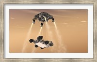 Framed Sky Crane Maneuver During the Descent of NASA's Curiosity Rover