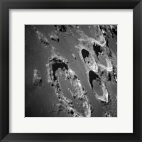 Framed Oblique view of the Lunar Surface