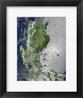 Framed Satellite Image of the Northern Philippines