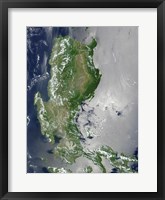 Framed Satellite Image of the Northern Philippines