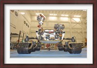 Framed Laboratory rover of Mars Science, Curiosity