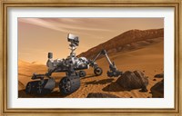 Framed NASA's Mars Science Laboratory Curiosity rover