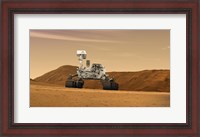 Framed Mars Science Laboratory Curiosity rover