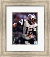 Framed Tom Brady Touchdown Celebration Super Bowl XLIX
