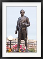 Framed British Columbia, Victoria, Captain James Cook Statue