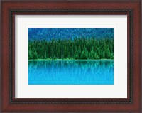 Framed Emerald Lake Boathouse, Yoho National Park, British Columbia, Canada (horizontal)