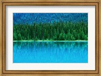 Framed Emerald Lake Boathouse, Yoho National Park, British Columbia, Canada (horizontal)