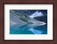 Framed Lake Oesa, Yoho National Park, British Columbia, Canada