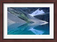 Framed Lake Oesa, Yoho National Park, British Columbia, Canada