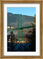 Framed British Columbia, Vancouver, Lion's Gate Bridge