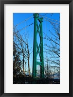 Framed British Columbia, Vancouver, Lion's Gate Bridge Tower