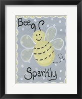 Framed Bee Sparkly