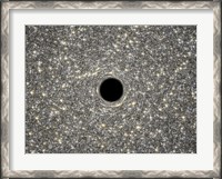 Framed Artist's Concept of Giant Black Hole in Center of Ultracompact Galaxy