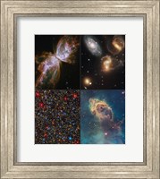 Framed Hubble Servicing Mission 4 Early Release Observations