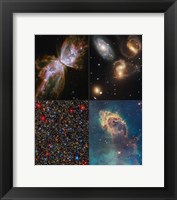 Framed Hubble Servicing Mission 4 Early Release Observations