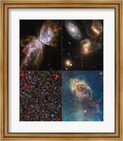 Framed Hubble Servicing Mission 4 Early Release Observations