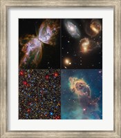 Framed Hubble Servicing Mission 4 Early Release Observations