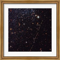 Framed Hubble Tracks Asteroid's Sky Trek