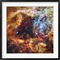 Framed Hubble's Festive View of a Grand Star-Forming Region