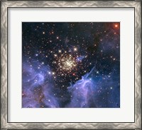 Framed Starburst Cluster Shows Celestial Fireworks