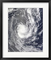 Framed Tropical Cyclone Pat over the Southern Pacific Ocean