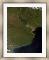 Framed Rio de la Plata Estuary