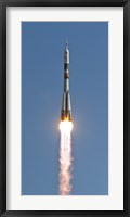 Framed Soyuz TMA-18 Rocket Launches from the Baikonur Cosmodrome in Kazakhstan