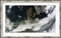 Framed Ash Plume from Eyjafjallajokull Volcano over Northern Europe