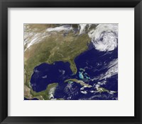 Framed Satellite view of the United States East Coast