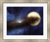 Framed Illustration of a Bright Star called Epsilon Aurigae
