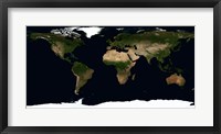 Framed Global Image of the World