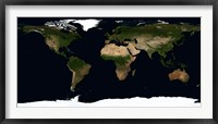 Framed Global Image of the World