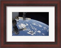 Framed View from Space Showing part of the Hawaiian Island Chain