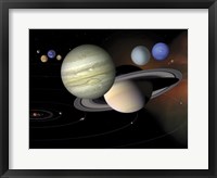 Framed Solar System