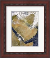 Framed Dust and Smoke over Iraq and the Middle East