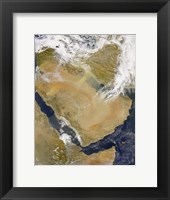 Framed Dust and Smoke over Iraq and the Middle East